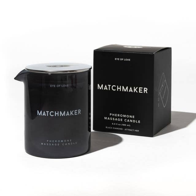 Matchmaker Black Diamond Massage Candle for wholesale by Eye Of Love