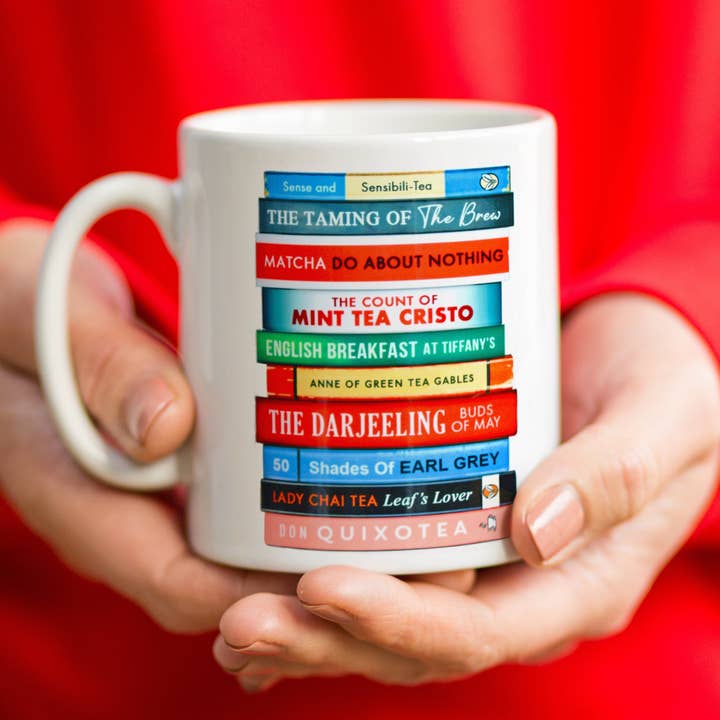 Funny Literary Puns Tea Mug for wholesale by Of Life & Lemons