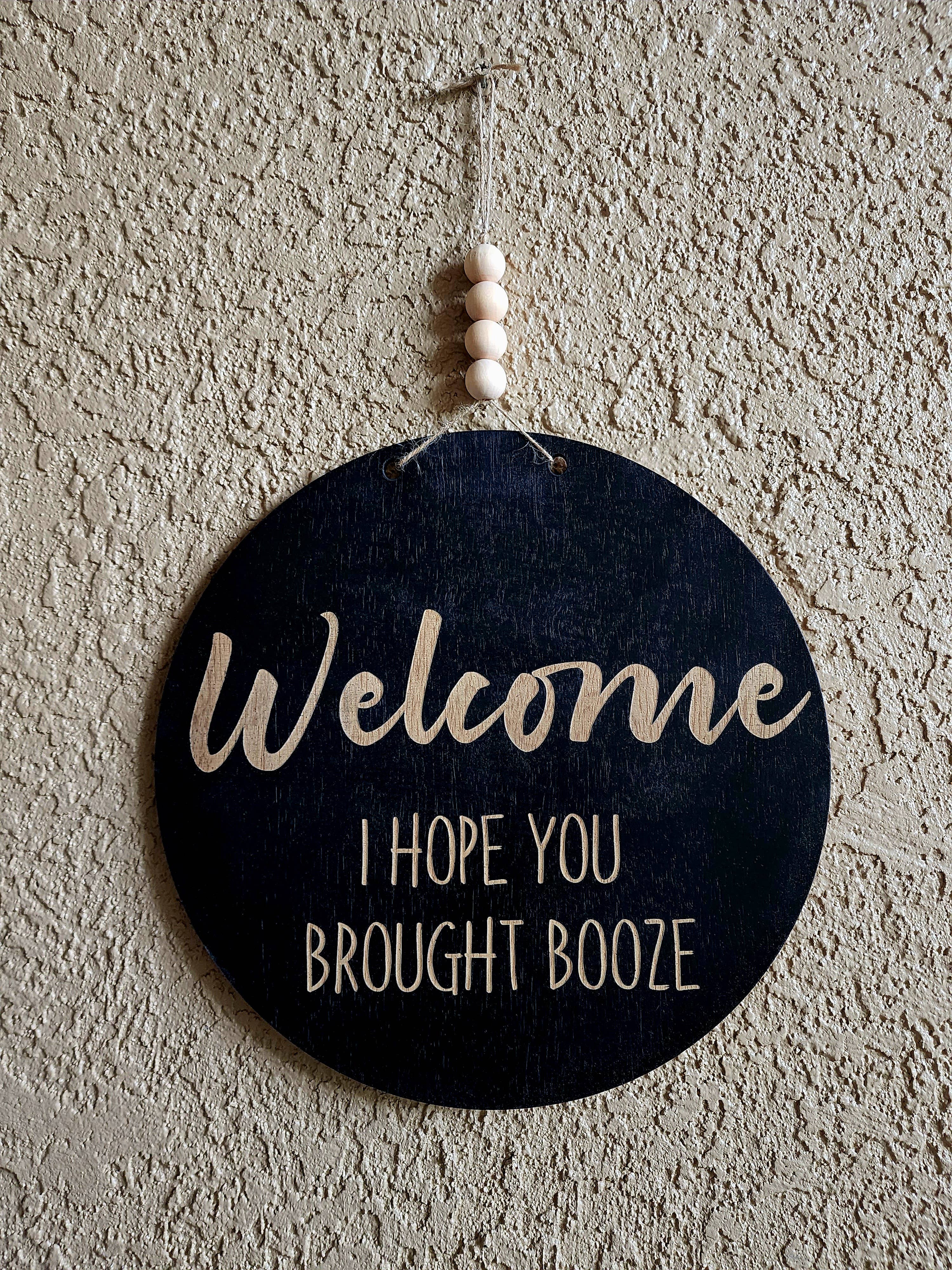 Crafty Wood Studios – Sinal por atacado – Sinal de porta de boas-vindas, Sinal de boas-vindas de madeira, Sinal de porta7