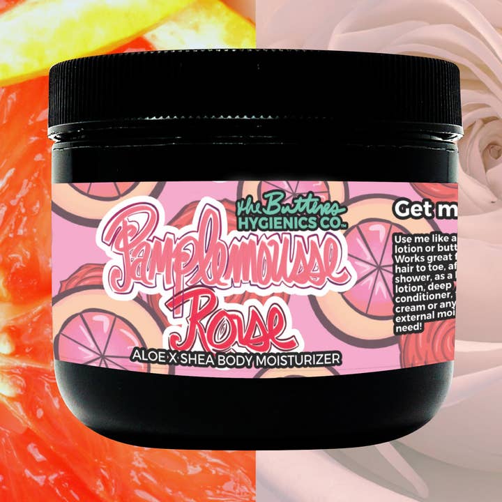 Pamplemousse Rose n°93 "Clarté & Confiance" - Hydratant pour le corps Aloe X Karité pour la vente par The Butters Hygienics Co.