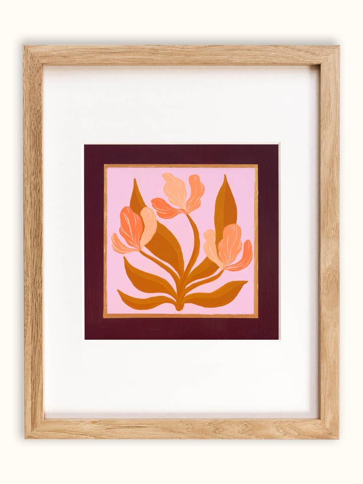 "Gazing Inward" — Giclée Print for wholesale by Grown Wild Paper Co.