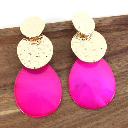 E24514 Triple Teardrop Statement Dangle Earrings for wholesale by Pretty Persuasions