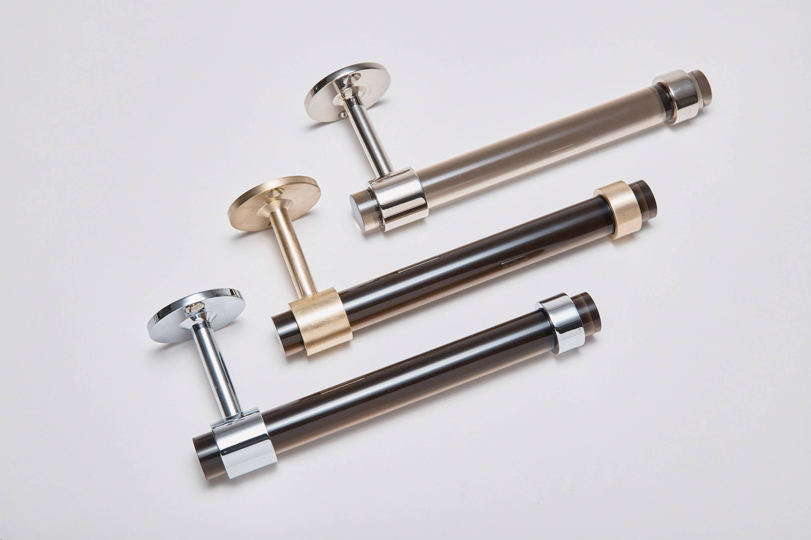 LuxHoldups - Wholesale Toilet Paper Holder - Lucite and Brass Wall Mounted Toilet Paper Holder4