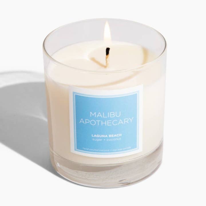 Clear Gloss x Blue Candle for wholesale by Malibu Apothecary