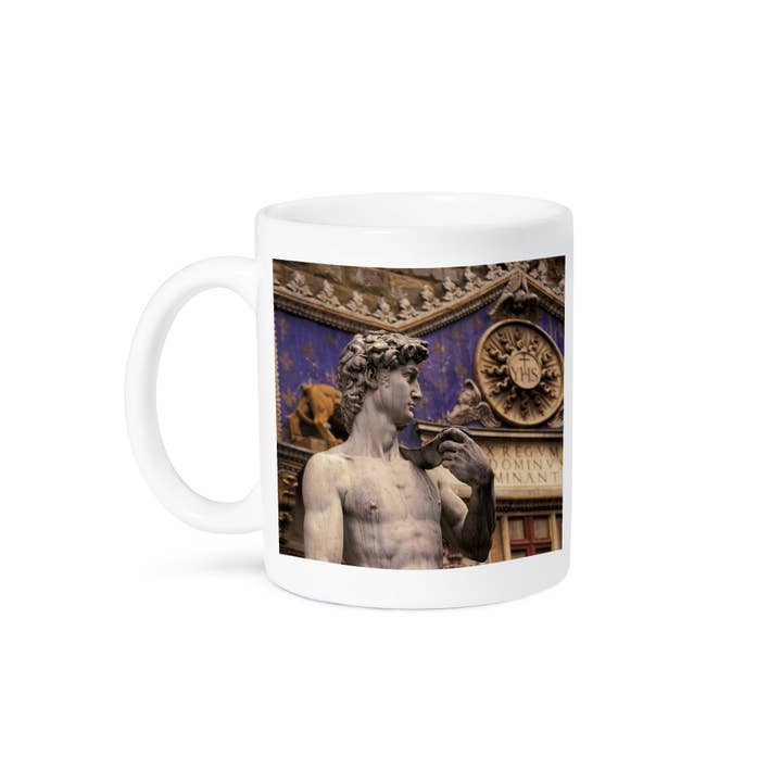 3dRose - Wholesale Coffee Mug - 3dRose, Italy, Florence, Piazza della Signoria, David - EU16 WBI3102 - Walter Bibikow, Mug8