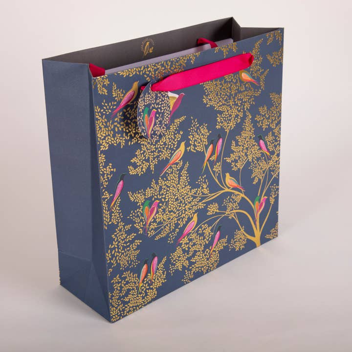 Bolsa de Regalo Grande Aves de Medianoche Sara Miller Chelsea para venta al por mayor de Penny Kennedy Ltd