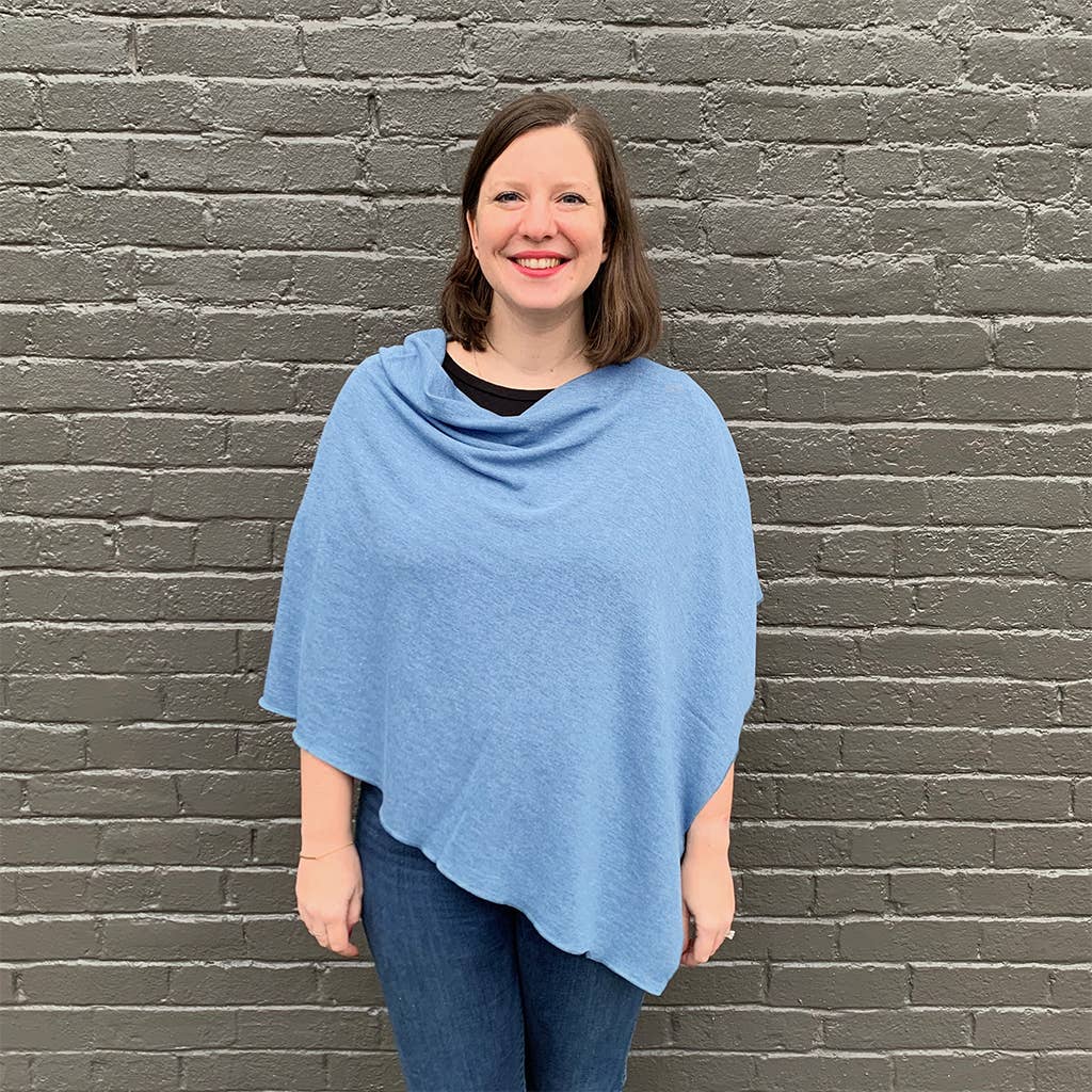 Dana Herbert - Vente Poncho – femme - Poncho en tricot désert8