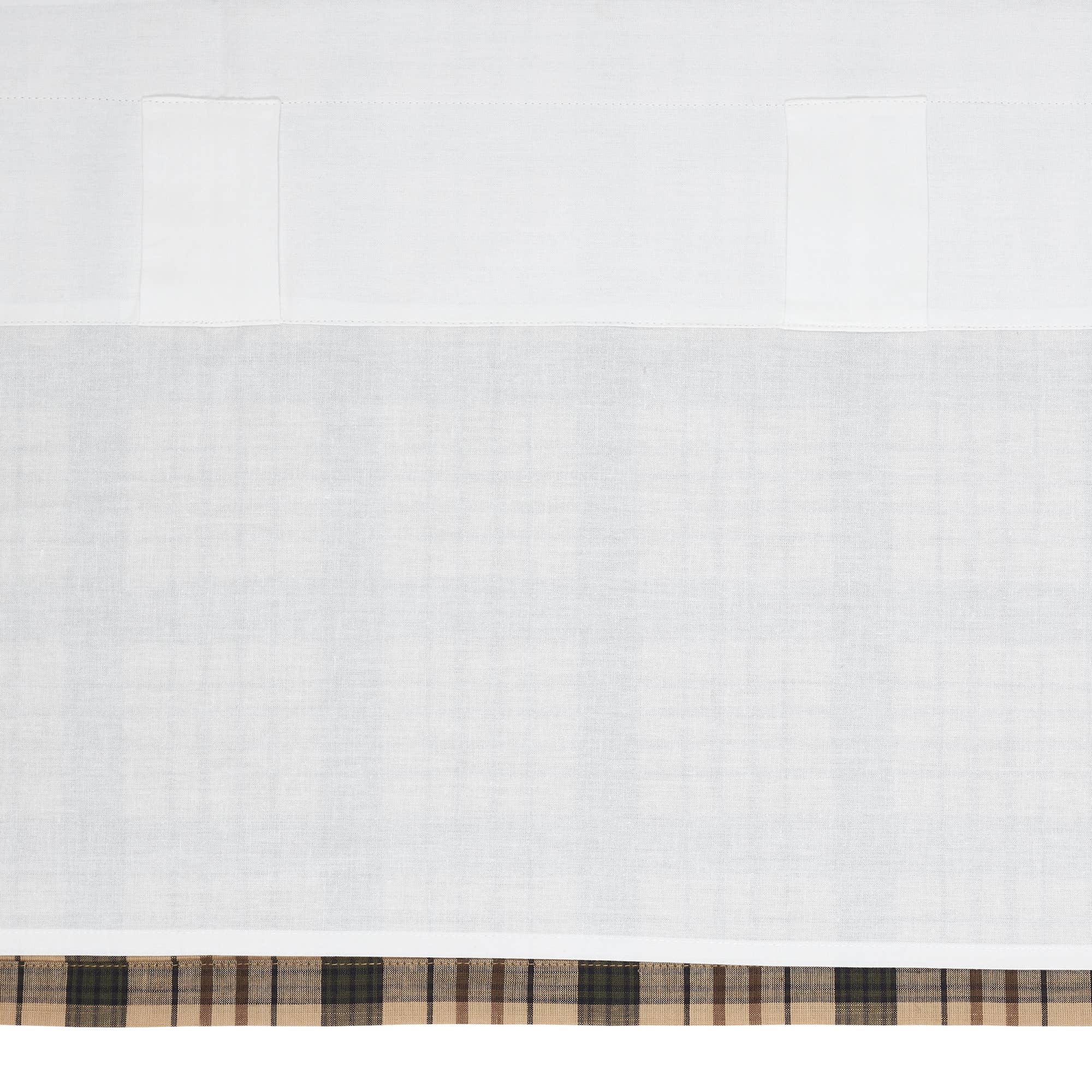 VHC Brands - Vente Rideaux - Cider Mill Plaid Lot de 2 panneaux courts 63x367