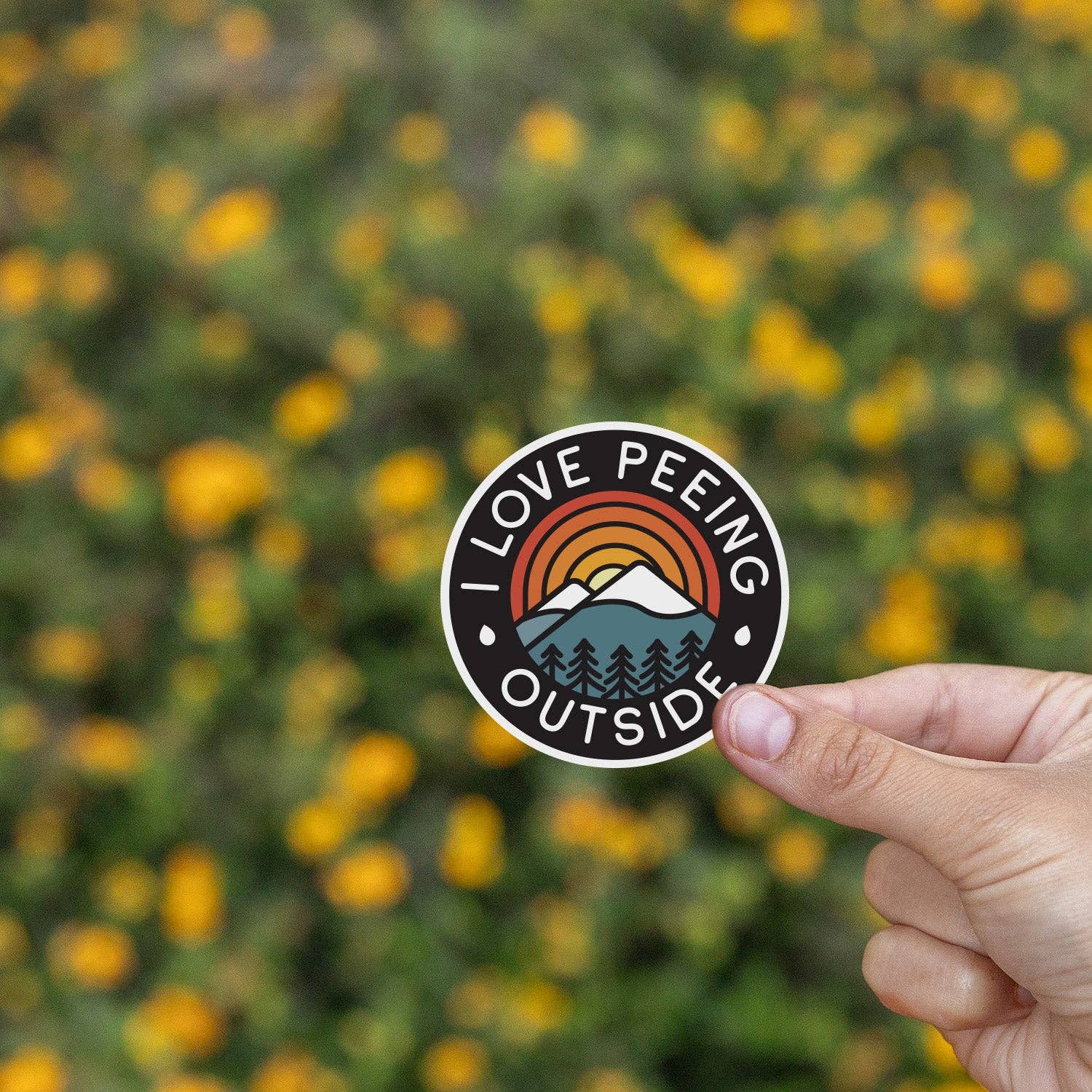 Squatchy - Wholesale Sticker - I Love Peeing Outside Sticker10