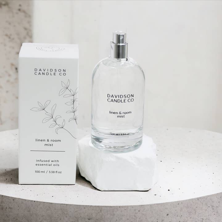 Linen & Room Mist with Box / Air Freshener/ case of 6 for wholesale by Davidson Candle Company LLC