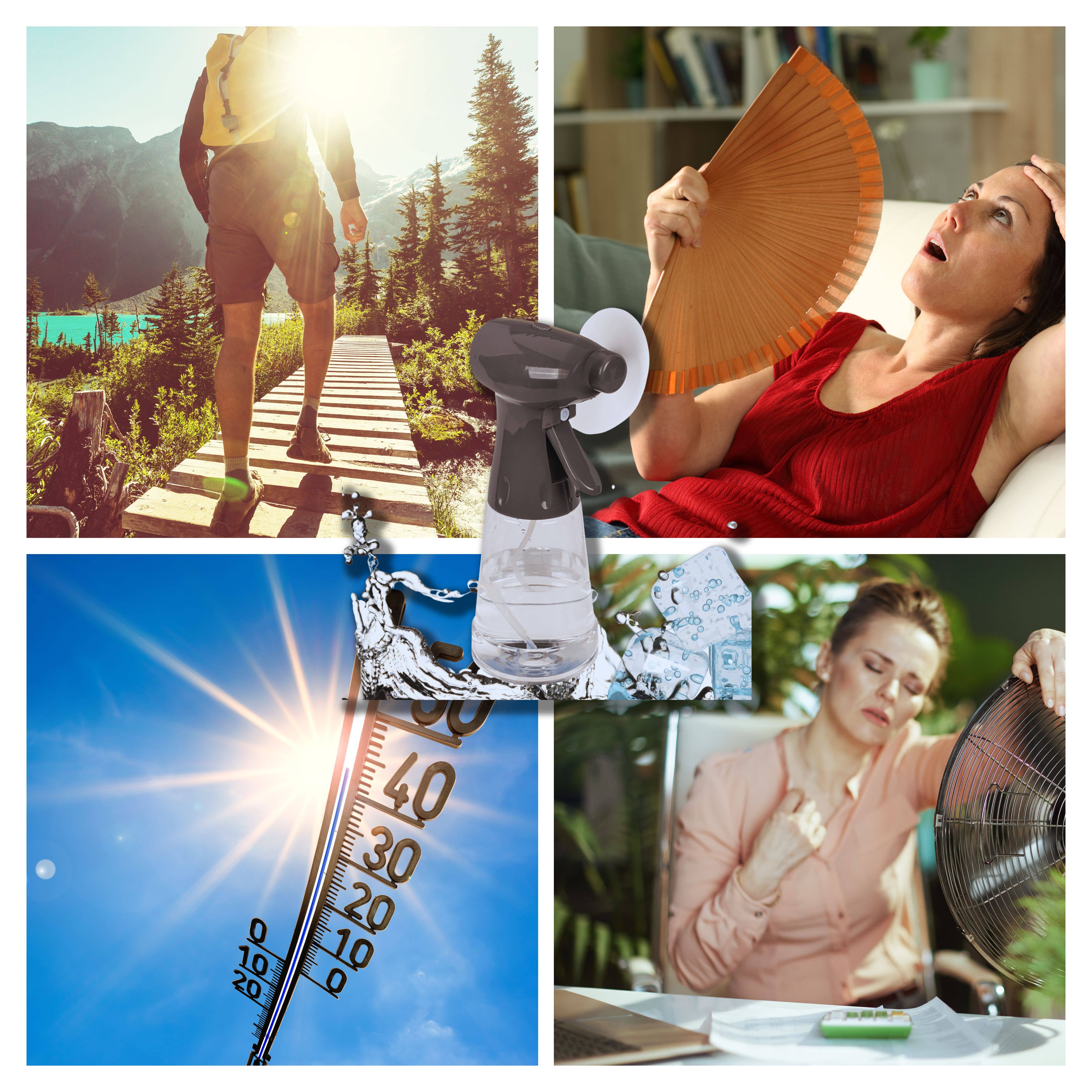 Close Up GmbH - Wholesale Handheld Electric Fan - Ventilator With Spray Bottle2