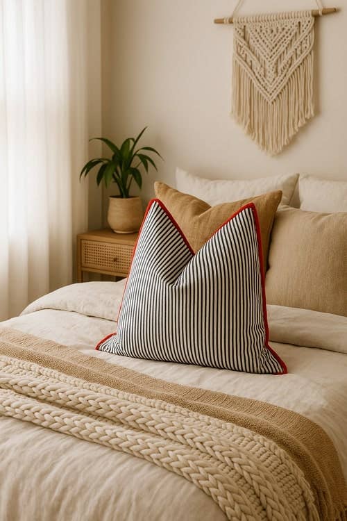 Linen Connections – Großhandel Zierkissenbezug – Mexikanische Glückselige Auszeit 100% handgefertigter Baumwollkissenbezug3