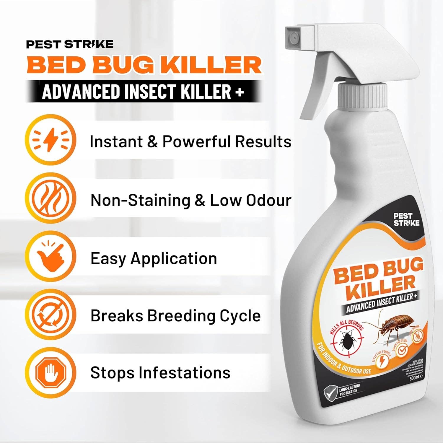 Jara Trading – wholesale Insect repellent – Insect Killer Spray for Indoor and Outdoor Use 500ml12