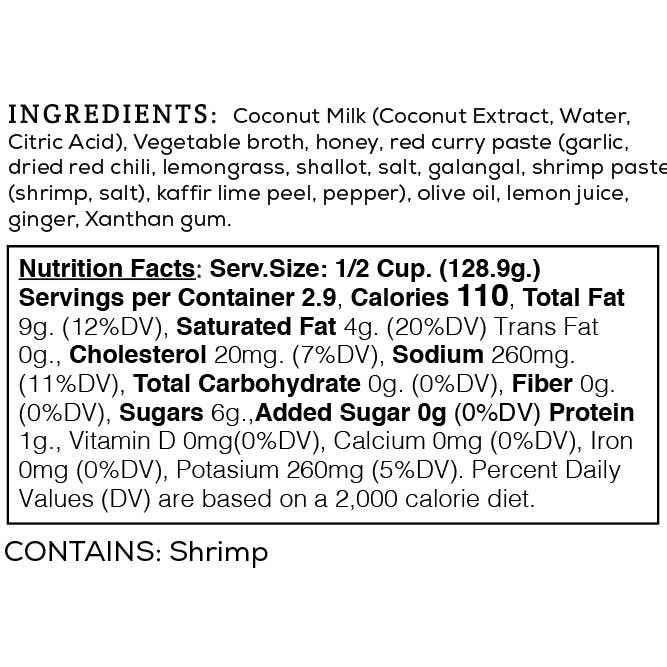 Sutter Buttes - Wholesale Sauce - Thai Coconut Red Curry Sauce