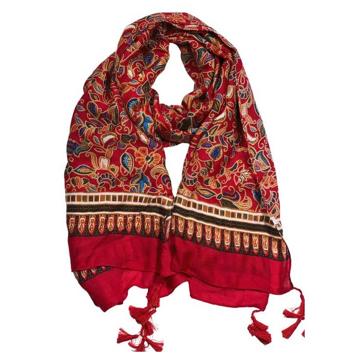 Bufanda de mezcla de algodón y poliéster para mujer para venta al por mayor de scaarf.com