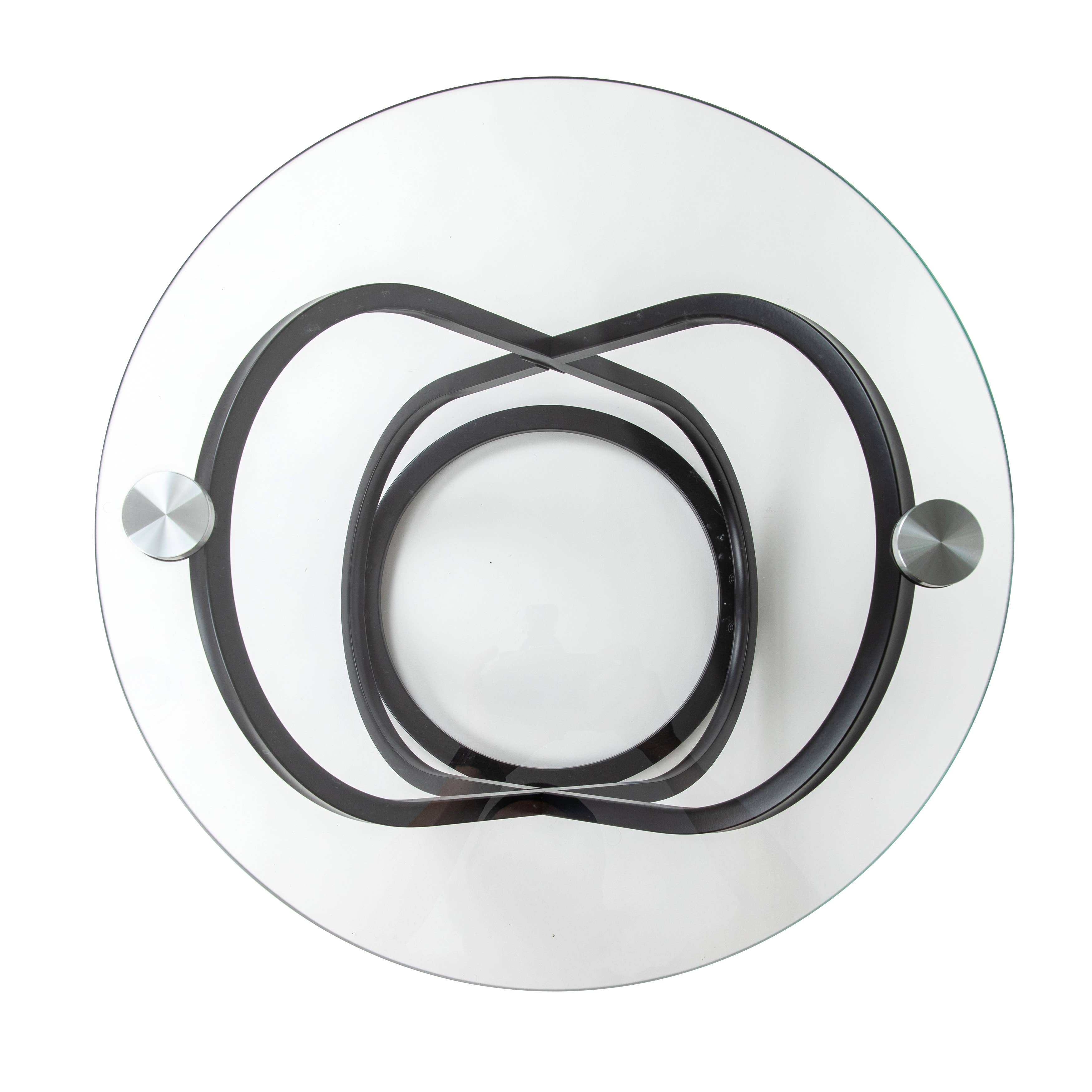 Danya B - Wholesale Side Table - Galaxy Base and Tempered Glass Round End Table4