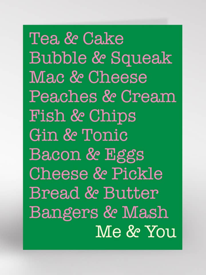 343 Tea & Cake Card for wholesale by Dicky Bird