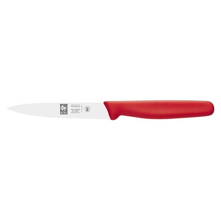 ICEL USA - Vente Couteau de cuisine/multi-usage - Couteau d'office de 4" (100 mm), lame droite, pointe fine.1