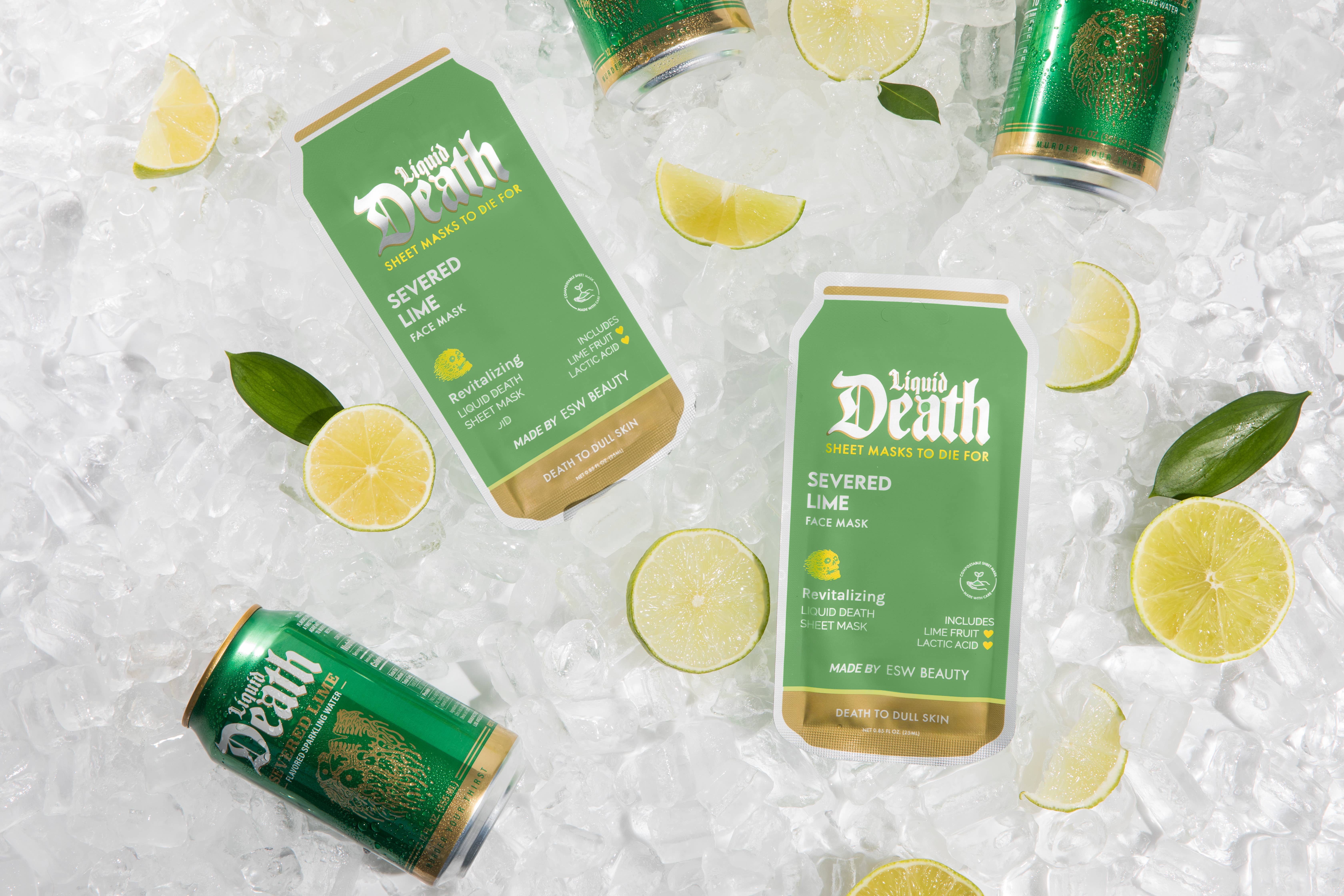 ESW Beauty - Wholesale Skincare Face Mask - Severed Lime Liquid Death Revitalizing Face Mask5