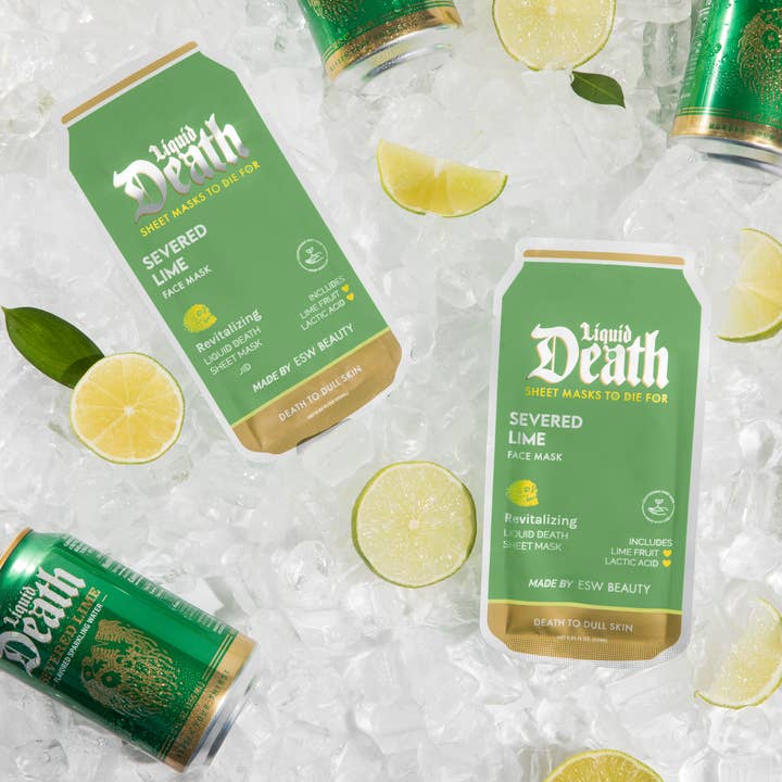 ESW Beauty - Wholesale Skincare Face Mask - Severed Lime Liquid Death Revitalizing Face Mask5