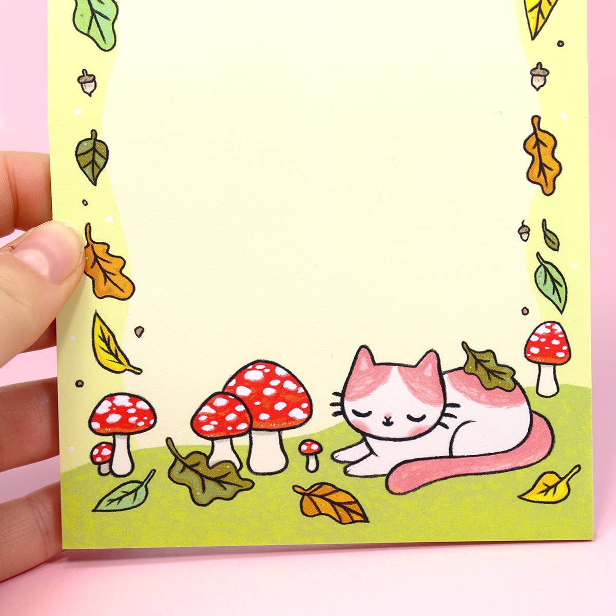 PONY PEOPLE - Wholesale Notepad - Mushroom Cat Notepad 5