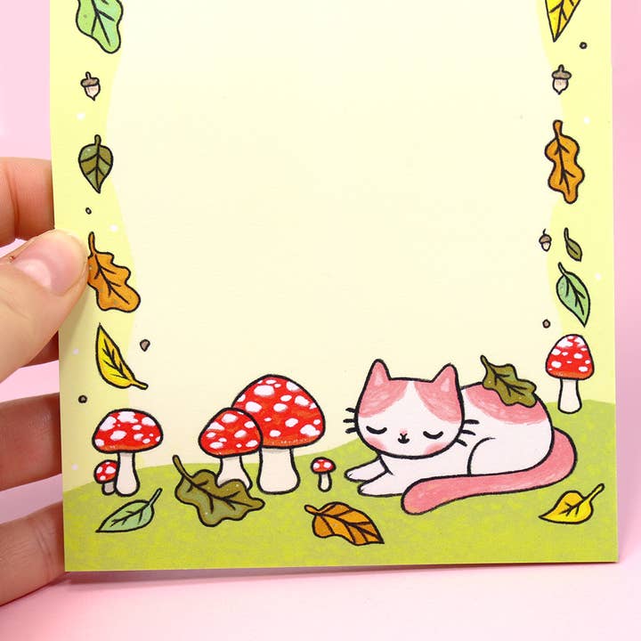 PONY PEOPLE - Wholesale Notepad - Mushroom Cat Notepad 5