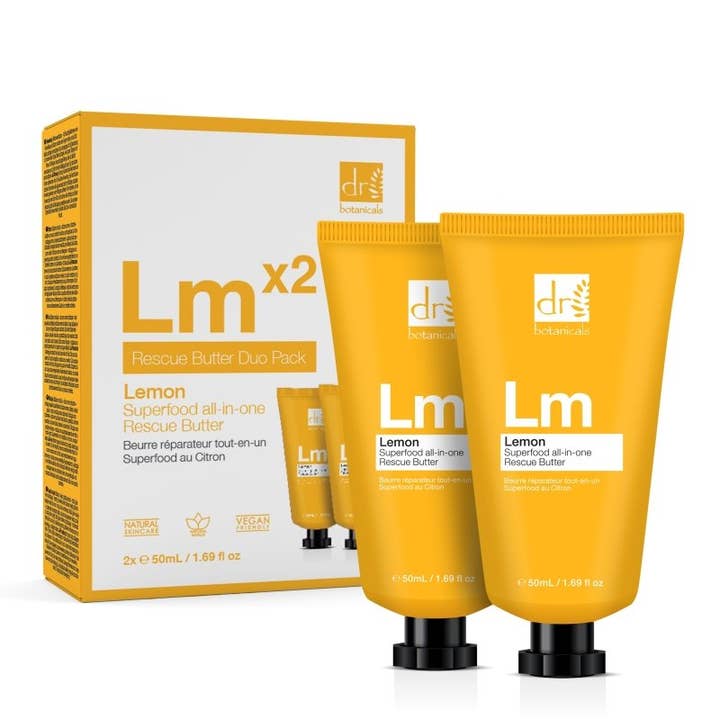 Lemon Superfood all-in-one Rescue Butter x2 for wholesale by skinChemists | Anti-Ageing Skincare