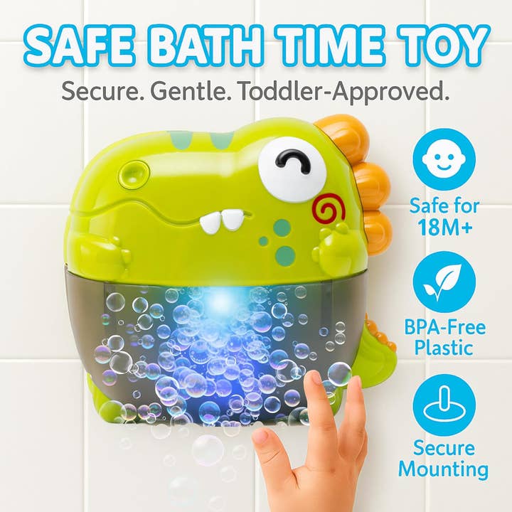 Atlasonix - Wholesale Bubble Wand - Kids - Bath Bubble Machine - Bubble Bath Maker with Lights & Music3