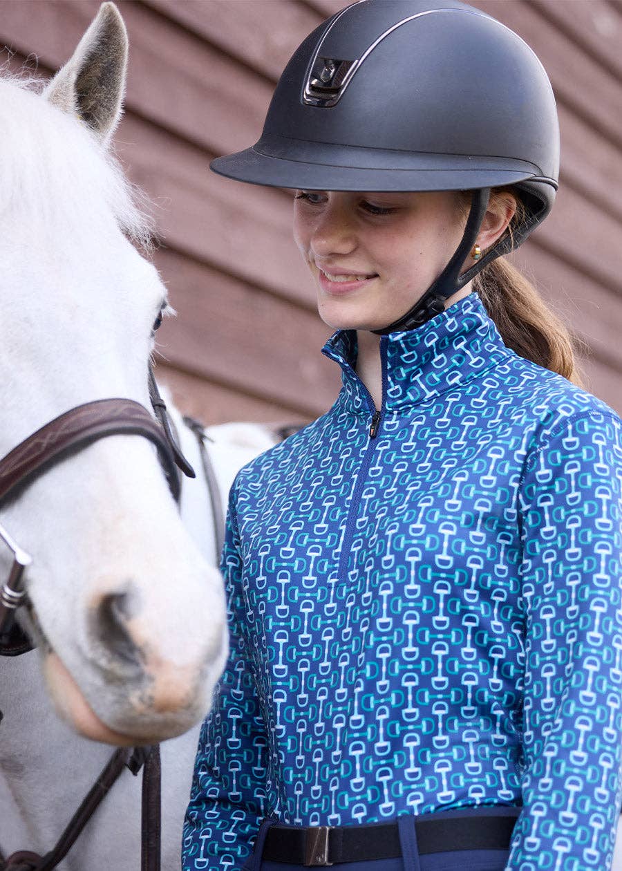 Kerrits - Wholesale Athletic Top - Kids - Kids First Level Quarter Zip Stretch Fleece Tech Top7