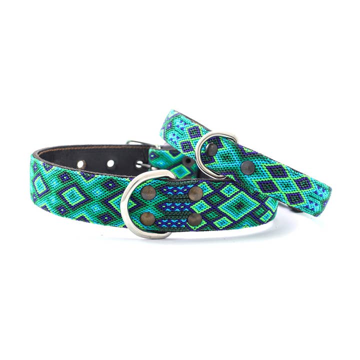 Collier artisanal pour chien noué à la main BECAN pour la vente par KINAKÚ