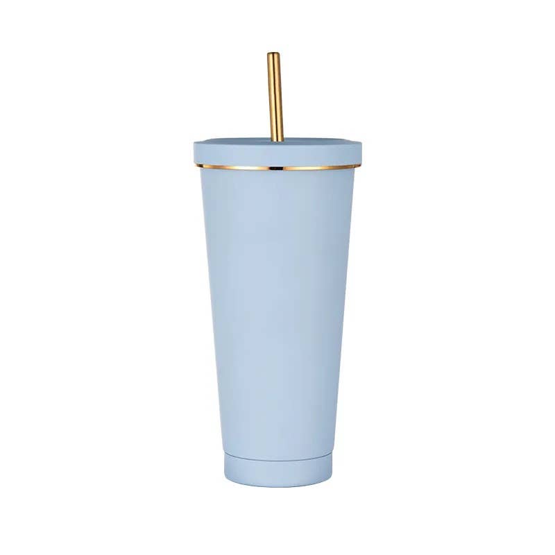 Subli Vinyl Blanks - Wholesale Insulated Mug/Tumbler - Stainless Steel insulated Tumblers with gold rim3