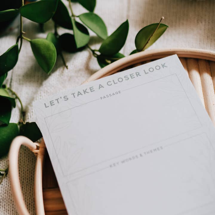 The Daily Grace Co - Wholesale Notepad - Scripture Passage Prompt Notepad