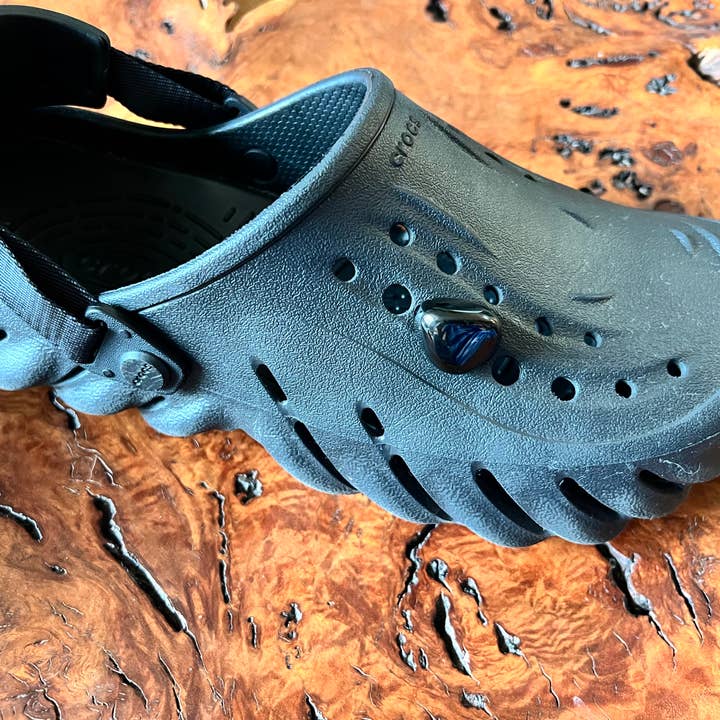 Croc Rock - Black Obsidian Gemstone for wholesale by bits of inspired living