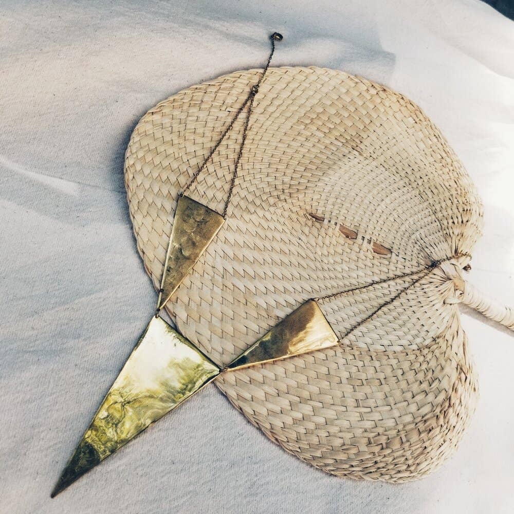 Bisjoux - Wholesale Pendant/Charm Necklace - Paragon brass geometric handmade Triad Necklace3