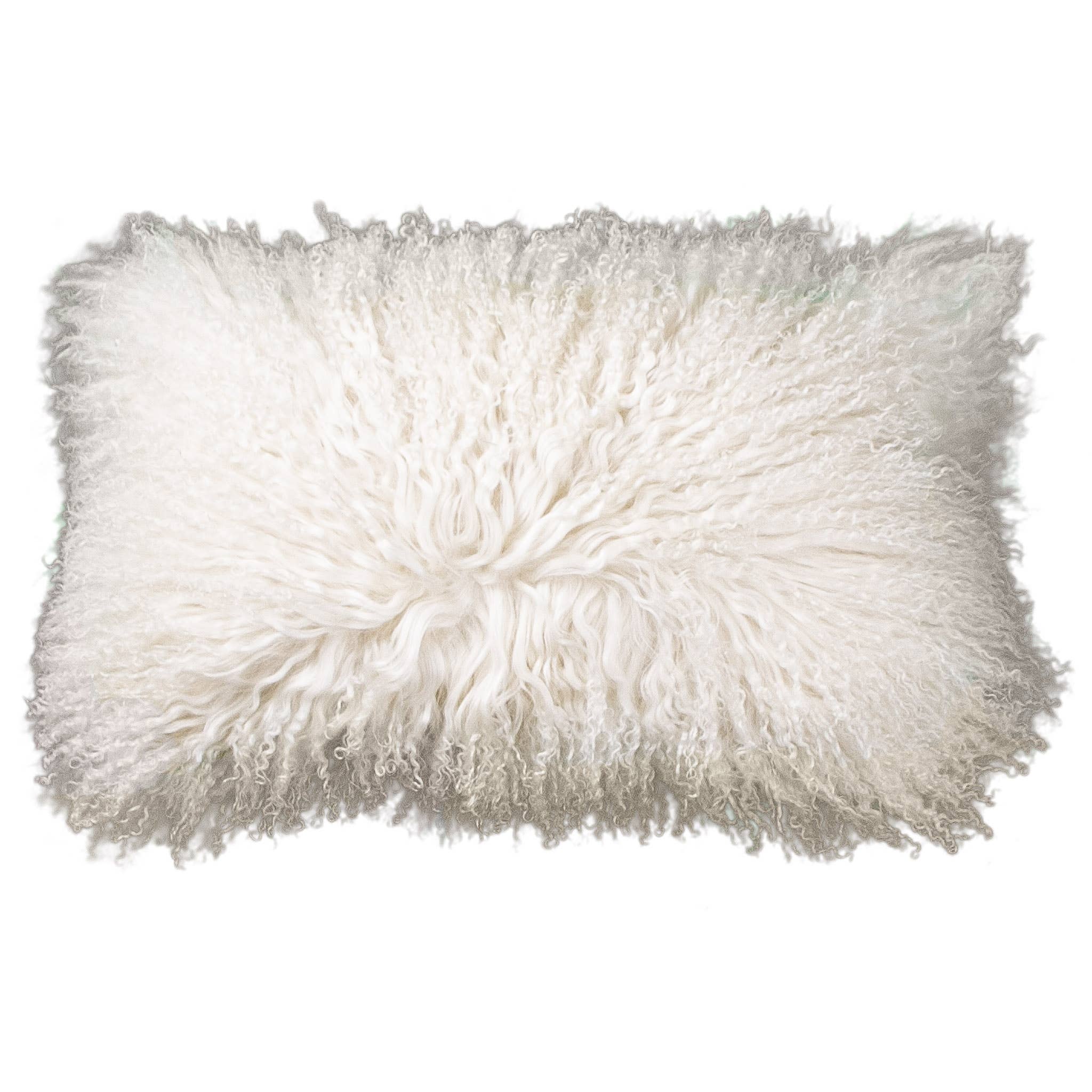 Van Buren - Wholesale Throw/Decorative Pillow - Tibetan sheepskin cushion 30x50cm | 14 colors1