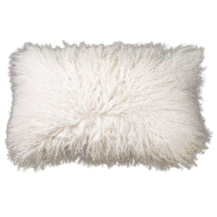 Van Buren - Wholesale Throw/Decorative Pillow - Tibetan sheepskin cushion 30x50cm | 14 colors1