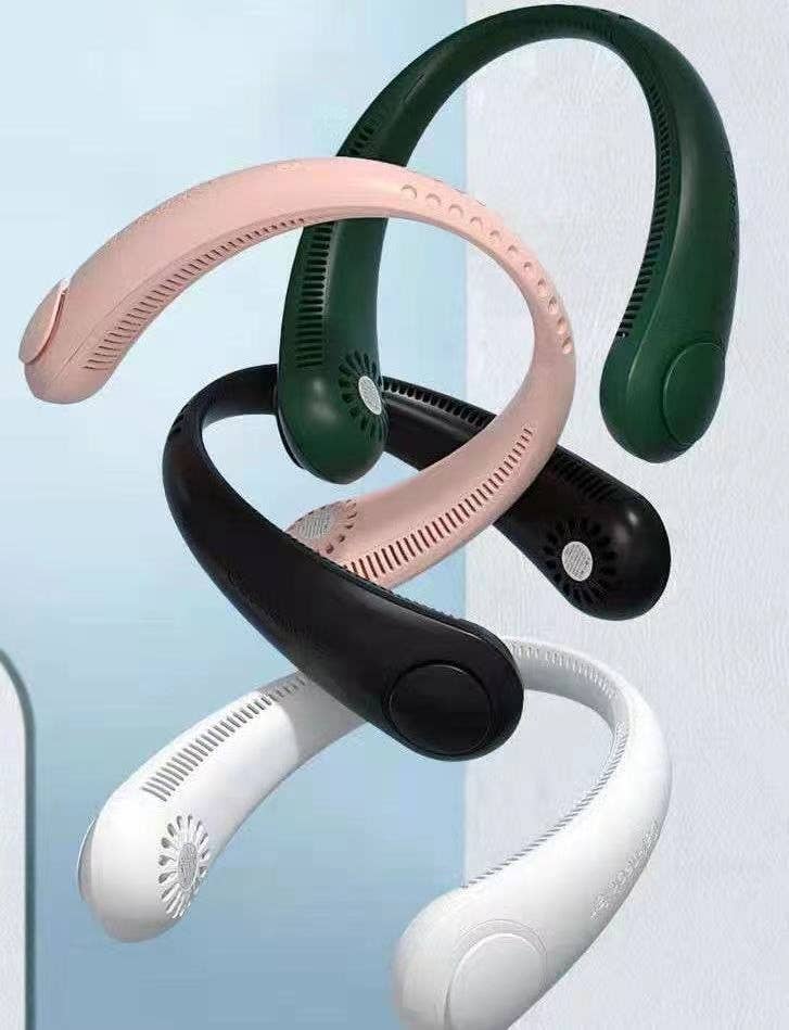 Tech Trendz - Wholesale Handheld Electric Fan - Neck Fan w/3 Speeds0