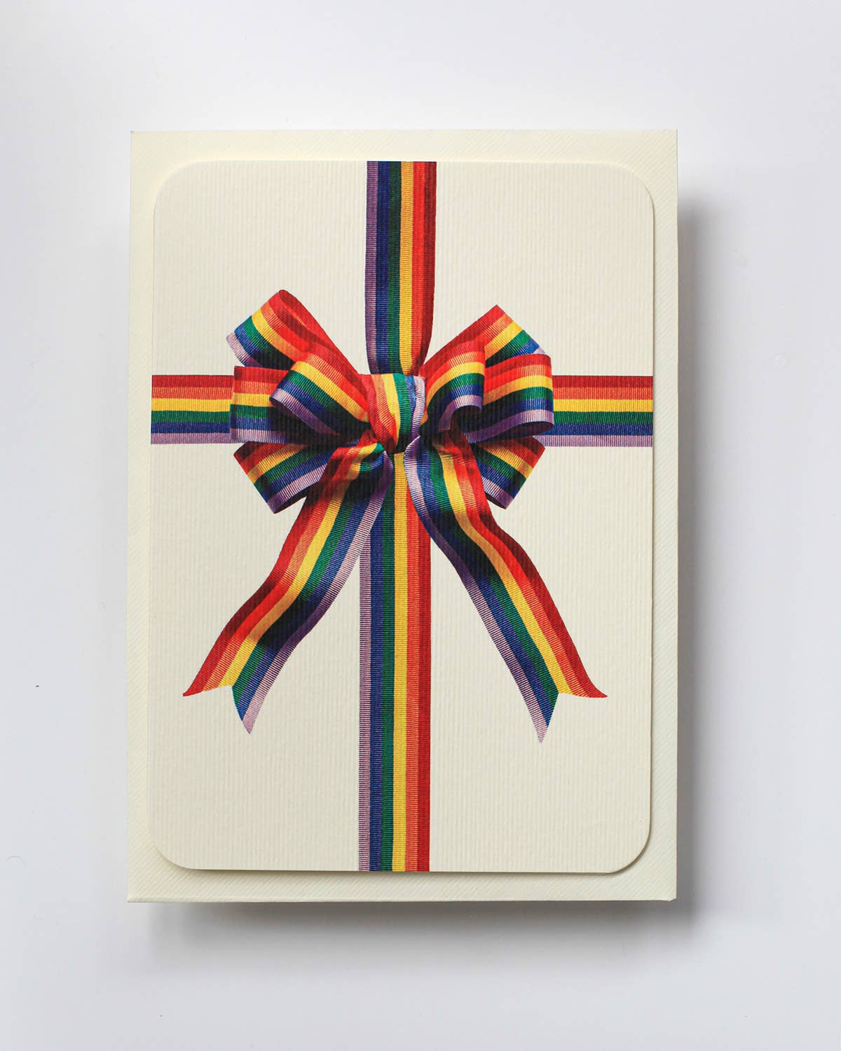 Canonbury Press – wholesale Birthday card – Rainbow Bow Greeting Card | Birthday Card | Luxury Cards1