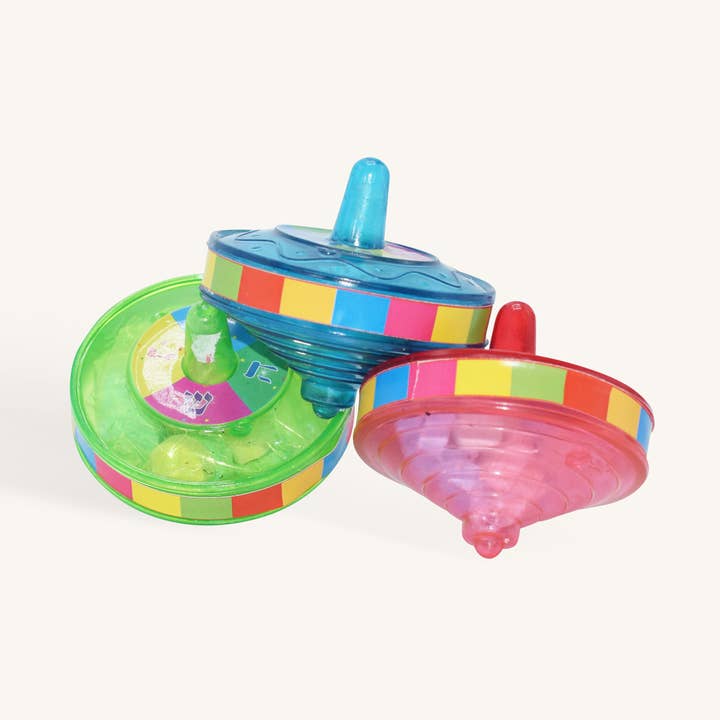 Candy Filled Mini Dreidel - Assorted Colors for wholesale by Ner Mitzvah