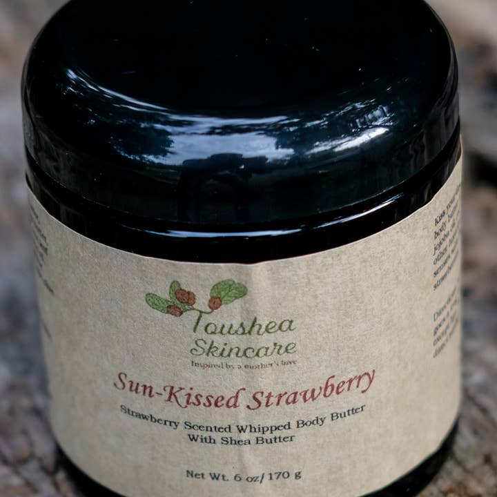Sun-Kissed Strawberry Scented Whipped Body Butter for wholesale by Toushea Skincare