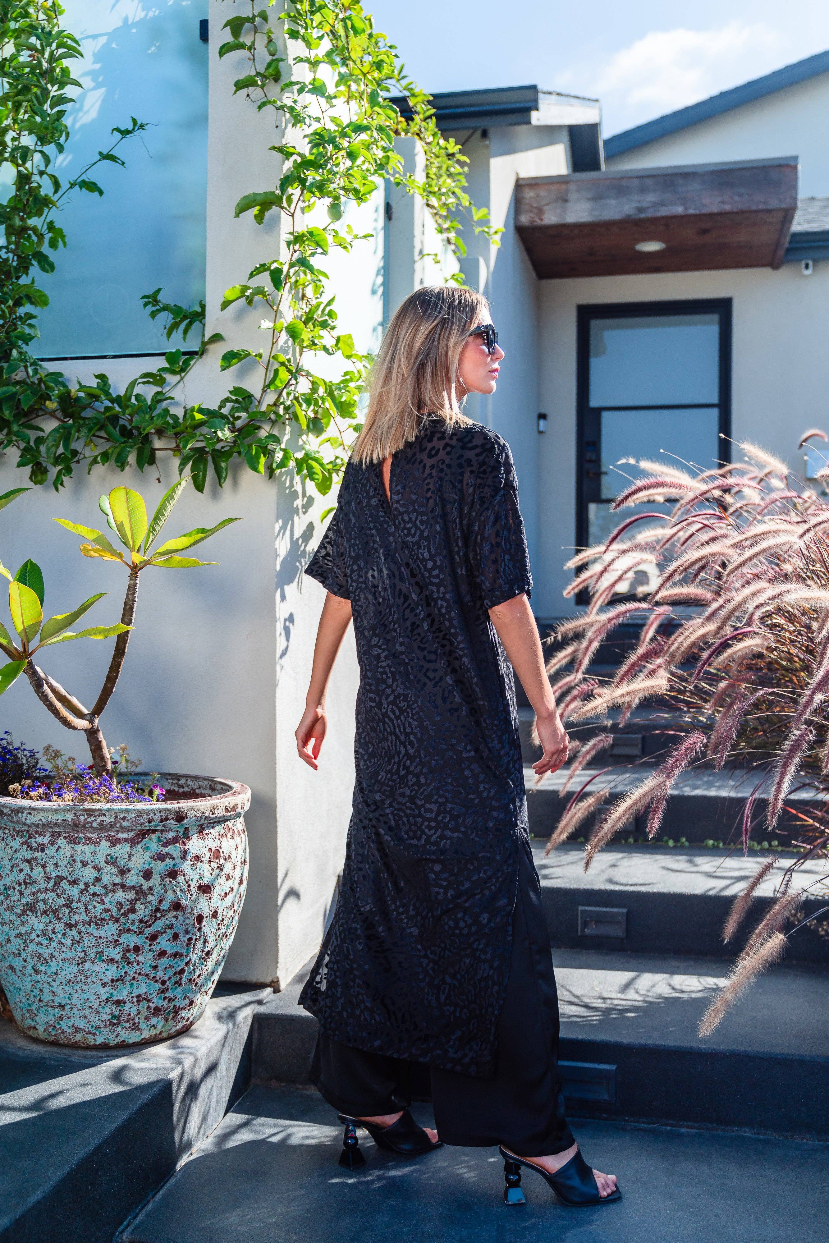 Jennafer Grace - Vente Tunique – femme - Tunique Of The Night à ourlet fendu0