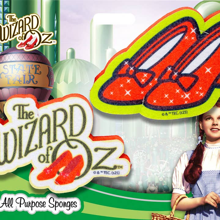 Wizard of Oz Sponge Set for wholesale by Spoontiques, Inc