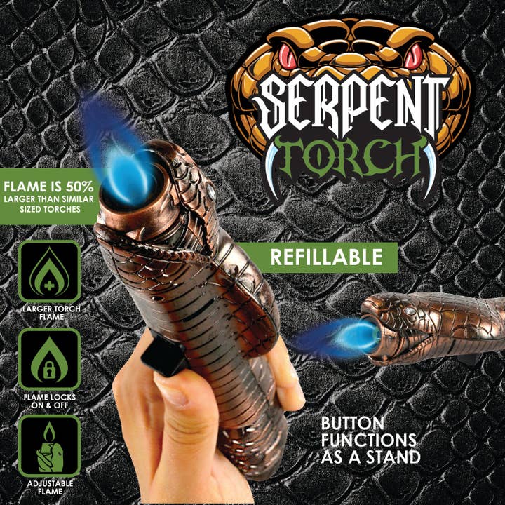 Smokezilla JUMBO Serpent Torch Stick Boxed - 6/Display for wholesale by Novelty Brands