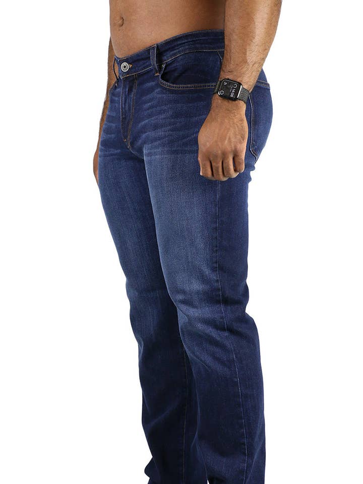 Fran Denim - Wholesale Jeans - Men's - Daniel Straight Leg Dark Wash