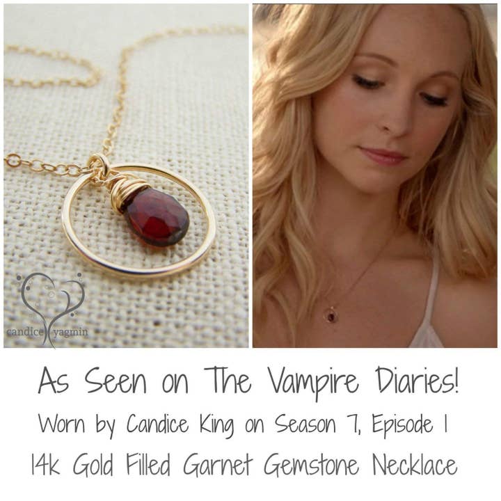 Vampire Diaries Handmade Gold Filled Necklace for wholesale by CY Design Studio