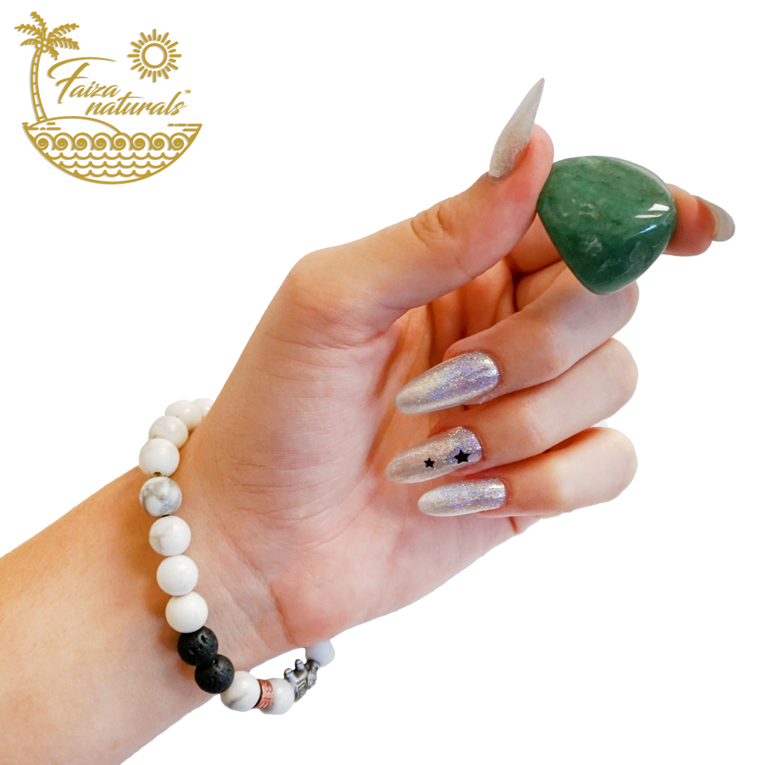 Faiza Naturals - Wholesale Spiritual Stone/Crystal - Green Aventurine Tumbled Crystals in Bulk3