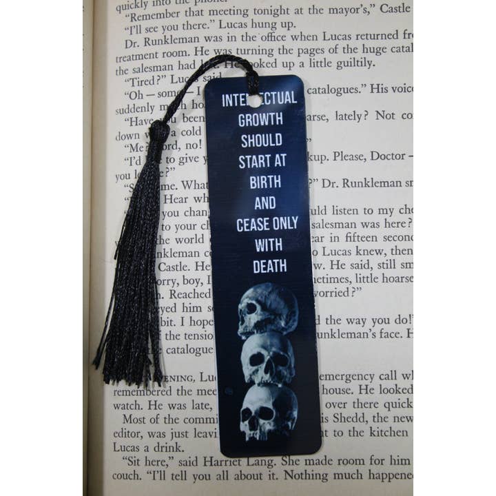 Intellektuel vækst bør starte ved fødslen//Metal Bookmark for engroshandel hos Raven Design