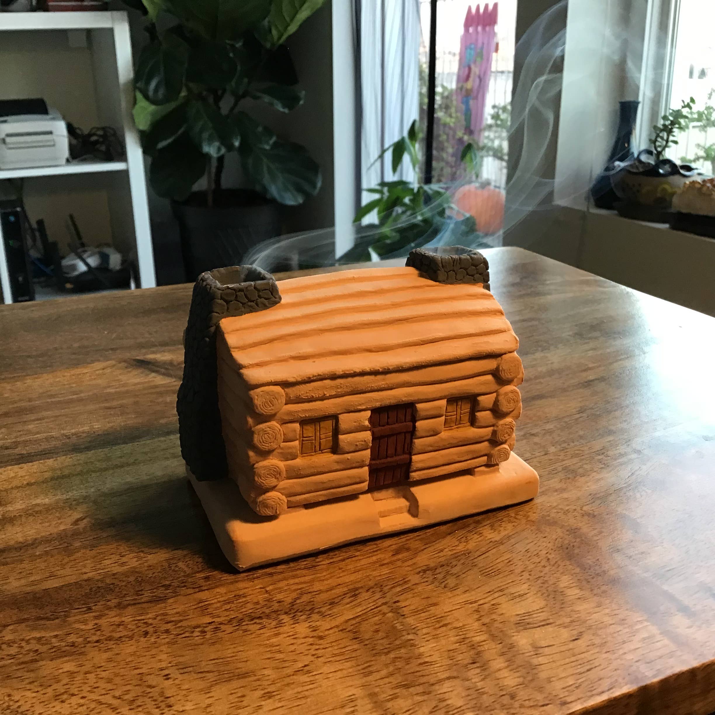 DW91 LLC - Vente Porte-encens - West - Cabine de brûleur d'encens à refoulement en bois4