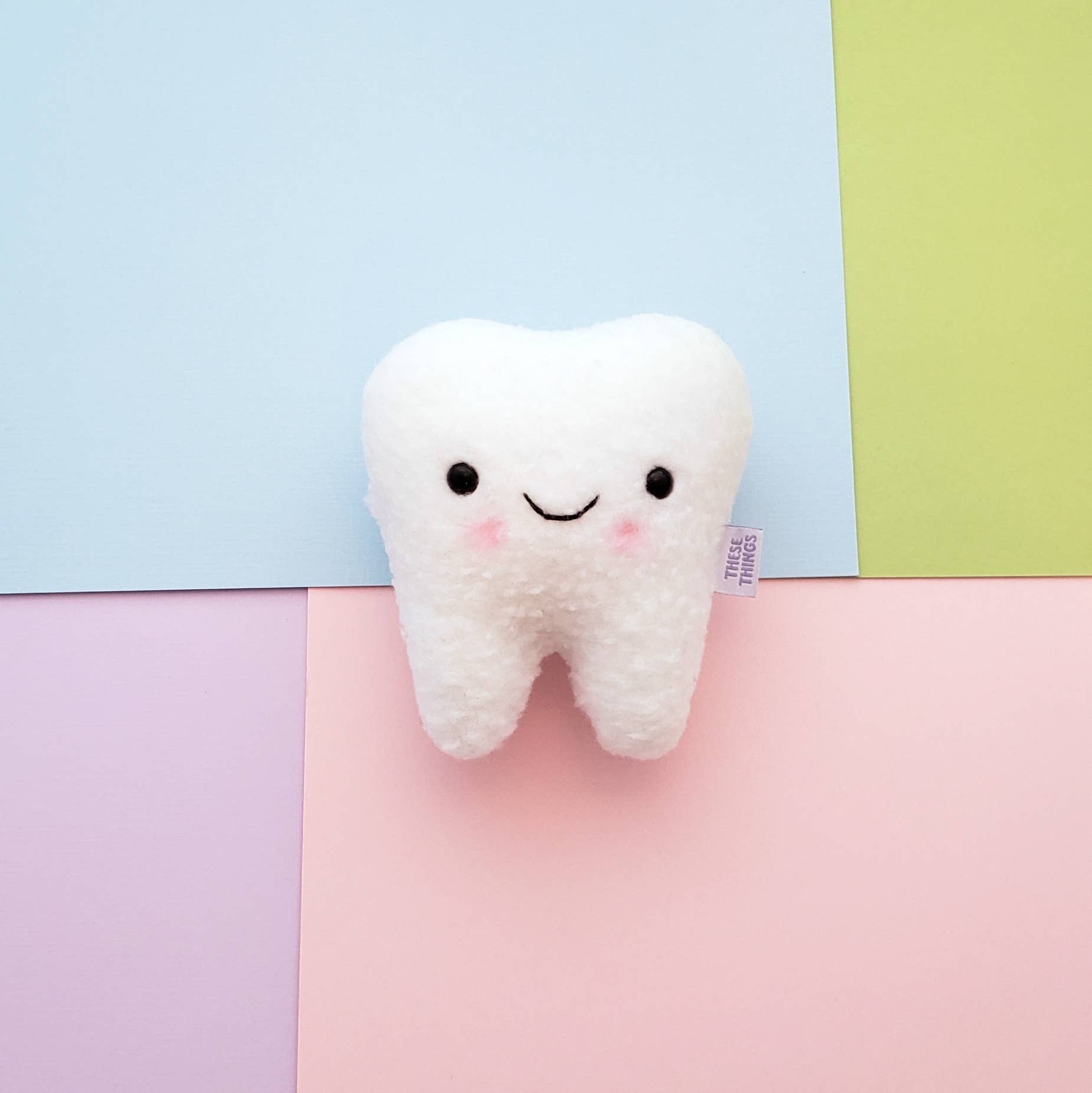 These Things - Wholesale Stuffed/Plush Toy - Kids & Baby - Blushin' Tooth plushie // tooth fairy