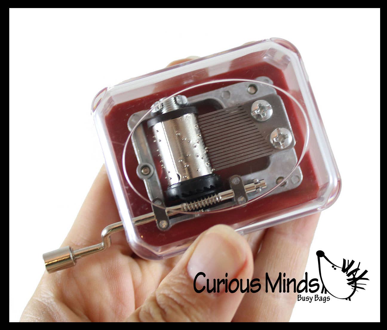 Curious Minds Toys - Wholesale Music Box - Kids & Baby - Mini Music Box - Wind Up Classic Toy - Mechanical Musical To2